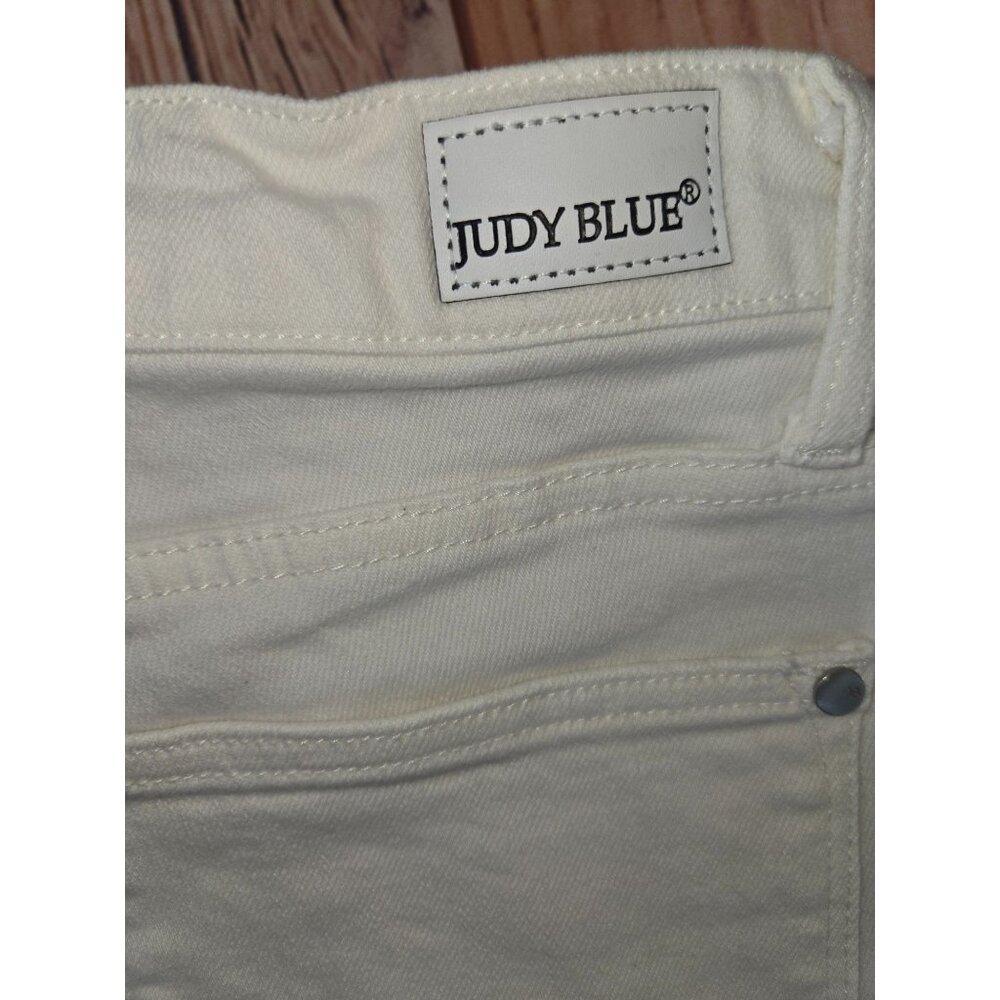 Judy Blue Womens White Bootcut Jeans Size 15/32 C(33x30) - Picture 8 of 12